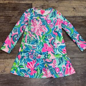 Lilly Pulitzer Girls Vira long-sleeve dress Size Medium 6-7